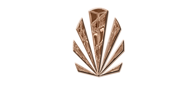 DNSEMP-L-602-BZ-WT Bronze Sunburst White